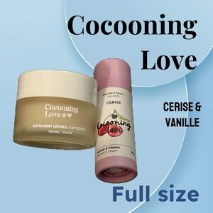 🇨🇦🆕*NEW* COCOONING LOVE | FULL | Lip Care Set - Cerise balm & Vanille Scrub